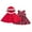 Red, variant on GXFC Little Girl Christmas Holiday Party Outfits Clothes 3T 4T 5T 6T 7T Kids Girls Hooded   Cloak+Sleeveless Dress 2Pcs Holiday-themed Clothing for Children Girl
