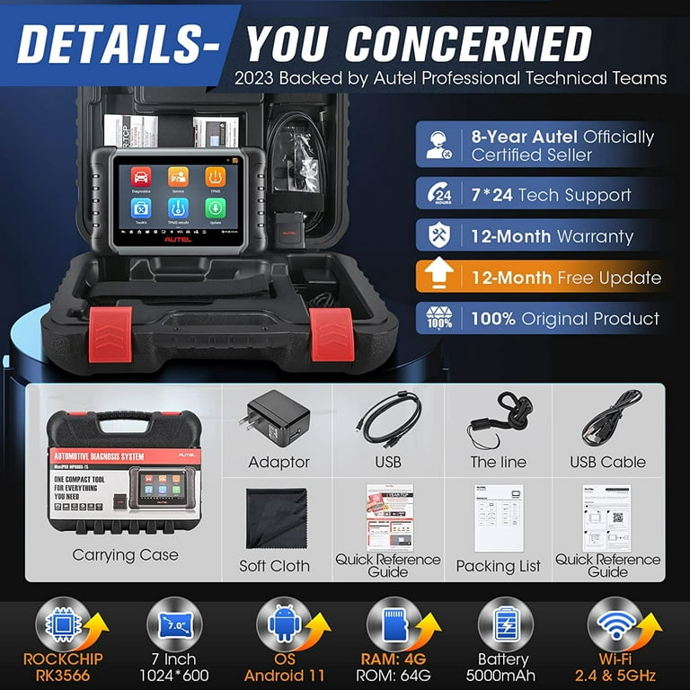 Autel MaxiPRO MP808S-TS Car Diagnostic Scan Tool with TPMS Relearn Res