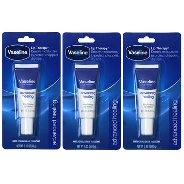 Vaseline Lip Therapy Advanced Formula 0.35 oz (Pack of 3)