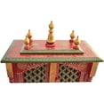 thumbnail image 3 of Devyom Traditional Indian Handicrafts Home Temple Multicolor Wood Decoration, 3 of 4