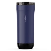 Vsitoo S5 heated travel mug ,16oz, Auto-Sensing AI Heats Drinks To 120-150°F Hands-Free. Temperature Control for All Cars, Perfect for Home/Office/Travel/Outdoor, Ideal Gift for Coffee Lovers - Blue