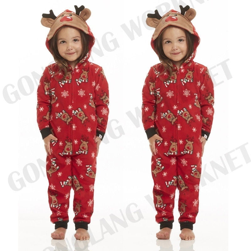 Nituyy Xmas Family Matching Christmas Pajamas Set Women Baby Kids Sleepwear Nightwear Other