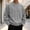 (New16)Gray, variant on Thousandth Men's Corduroy Crew Neck Sweatshirt Casual Raglan Long Sleeve Pullover Soft Loose Fit Outerwear for Autumn Winter