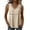Beige-01, variant on Women's V-Neck Peplum Tank Top, Casual Eyelet Lace Trim Blouse, Loose Fit Babydoll Cami for Summer