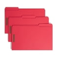 thumbnail image 3 of Smead® Color Reinforced Tab Fastener Folders, Legal Size, 1/3 Cut, Red, Pack Of 50, 3 of 9
