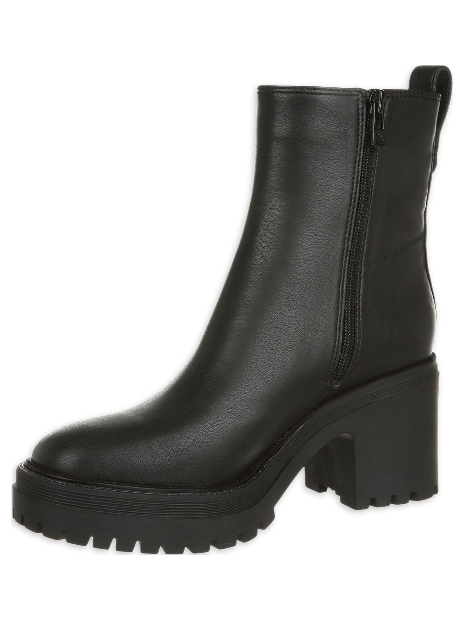 Sam & Libby Women's Ankle Boots, Heeled Chelsea, Black, Size 8.5
