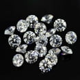 thumbnail image 3 of 0.80mm to 2mm Top White D Color Small Round Brilliant Diamond Cut Loose Moissanite For Ring, Earring, Jewellery Making (Wholesale Price) 1ct, 3 of 7
