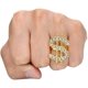 thumbnail image 3 of 4 unids/set 80s 90s trajes de Hip Hop accesorios ropa de rapero accesorios gran cadena falsa, 3 of 4