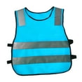 thumbnail image 4 of Chaleco de seguridad de tráfico para niños Sunnimix color fluorescente Azul, 4 of 8
