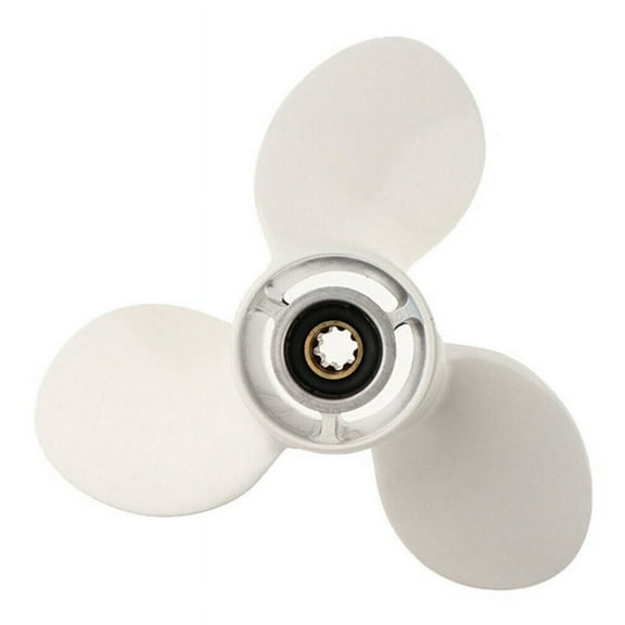 Propeller for 9.9Hp 15Hp 9 1/4 X10 Boat Aluminum Alloy Screw 3 Blade 8 Spline Marine Engine Part 63V-45952-10-EL