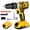 1 Battery-Paper Box, variant on Fotrix 21V Cordless Drill/Driver, Electric Power Drill - 2 Batteries, 35 Nm, 25+1 Torque Settings, 2 Speeds, Keyless 3/8" Chisel Drill with LED Light, Home Kit