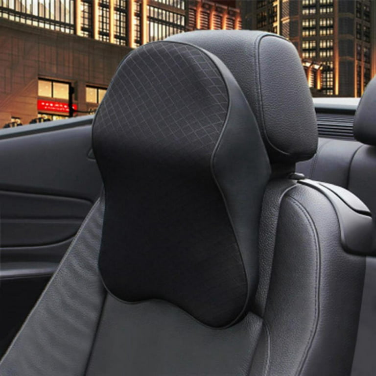 Car Seat Headrest Neck Rest Cushion, Car Seat Neck Pillow 100% Pure Memory  Foam Neck Pillow with Breathable Removable Cover, Comfortable Ergonomic &  Neck Pain Relief 