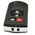 thumbnail image 6 of HQRP 2-Pack Remote Flip Folding Key Fob Shell Case Keyless Entry w/4 Buttons for Mazda 5 2006 2007 2008 2009 2010 2012, 6 of 7