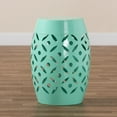 thumbnail image 6 of Baxton Studio Hallie Modern and Contemporary Aqua Finished Metal Outdoor Side Table, 6 of 7