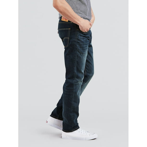 salat Skelne Automatisk Levi's Mens 502 Regular Fit Stretch Tapered Jeans - Walmart.com
