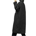 thumbnail image 4 of Tyidzon Women's Thick Jacket Windbreaker Mid To Long Length Jacket Long Sleeved Jacket, 4 of 4