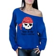 thumbnail image 1 of Awkward Styles Halloween Sweatshirt Pirate Off Shoulder Tops for Women, 1 of 4