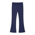 thumbnail image 5 of Wxirdiow Girls Yoga Pants Cotton Girl's Wideband Waist Leggings High Waisted Workout Yoga Pants Navy Size,15-16 Years, 5 of 5