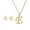 Gold E, variant on Latrodar Fashion Women Gift 26 English Letter Name Chain Pendant Necklaces Earring Set Je Gold up to 30% Off