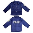 thumbnail image 4 of Uniforme de policía para niños de Halloween, disfraz de policía de Nueva York, conjunto de ropa de policía para niño y niña, vestido de fiesta de policía, 4 of 5