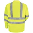 thumbnail image 2 of Red Kap Men's Hi-Visibility Long Sleeve Work Shirt - Type R, Class 3, 2 of 3