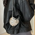 thumbnail image 2 of FENOHREFE Trendy Heart Shaped Acrylic Banquet Bag For Wedding And Evening Parties Shoulder Crossobdy Purse Party Handbag, 2 of 8