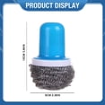 thumbnail image 3 of ZOURIH 2 Pcs Stainless Steel Wire Brush for Kitchen Dish Washing Brush Scrubber Cleaning Tool Handle Kitchen Accessories, 3 of 4