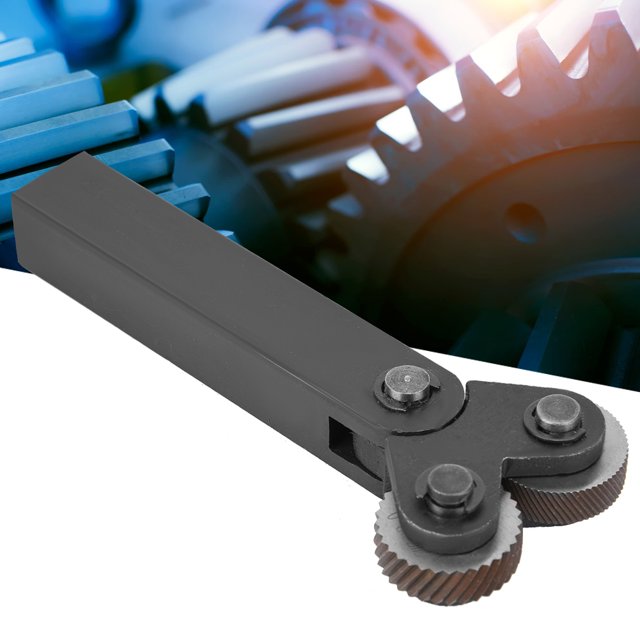 Knurling Tool, 7Pcs Knurling Wheel Knurling Tool Set, With 6Pcs Diagonal Linear Knurl Wheel Machine Tools Knurl Tool For Processing Pattern Mechanical