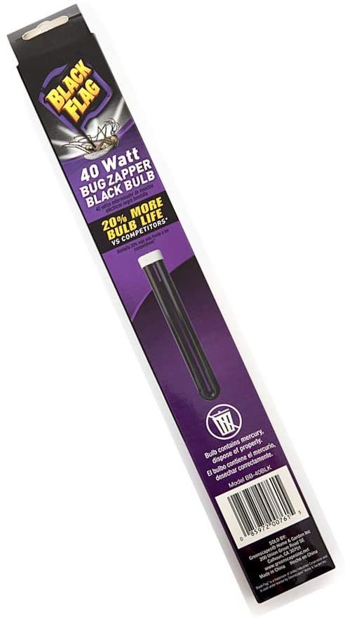 Black Flag BB-40BLK 40-Watt Replacement, Black Bulb - Walmart.com