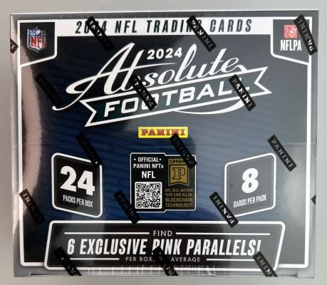 Panini 2024 Absolute NFL Football Trading Cards, 24-Pack Retail