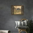 thumbnail image 2 of Farmhouse Old Barn Wall Art Western Landscape Pictures Wall Decor Rustic Country Barn Canvas Print Painting Artwork Modern Home Decorations for Bathroom Bedroom Office Living Room, 2 of 6