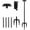75 INCH, variant on 75 Inch Smart Bird Feeder Pole with 5-Prong Base, Adjustable Bird House Pole Mount Kit for Outdoors, Heavy Duty Feeder Stand for Wild Birds Watching, Black