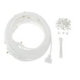 thumbnail image 3 of figatia Misting Cooling System Outdoor Mister System Automatic Watering Irrigation for Waterpark, Backyard, Summer, Deck, Trampoline White, 3 of 8
