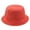 Orange, variant on Washed Cotton Bucket Hats Packable Summer Outdoor Cap Travel Beach Sun Hat Plain Colors for Men Women