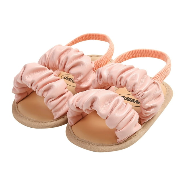 Birdeem Toddler Baby Summer Soft Bottom Casual Sandals Bowknot Embroidery Cute Princess Shoes