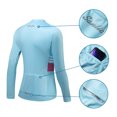thumbnail image 6 of Santic Cycling Jersey Women's Long Sleeve Tops Bike Jersey Bicycle Jacket Olivia, 6 of 7
