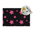 thumbnail image 4 of PUREYAH Table Placemats Set of 1 , Washable Heat Resistant Stars Art Pattern Table Decorations Placemats for Dining Room Kitchen, 4 of 6