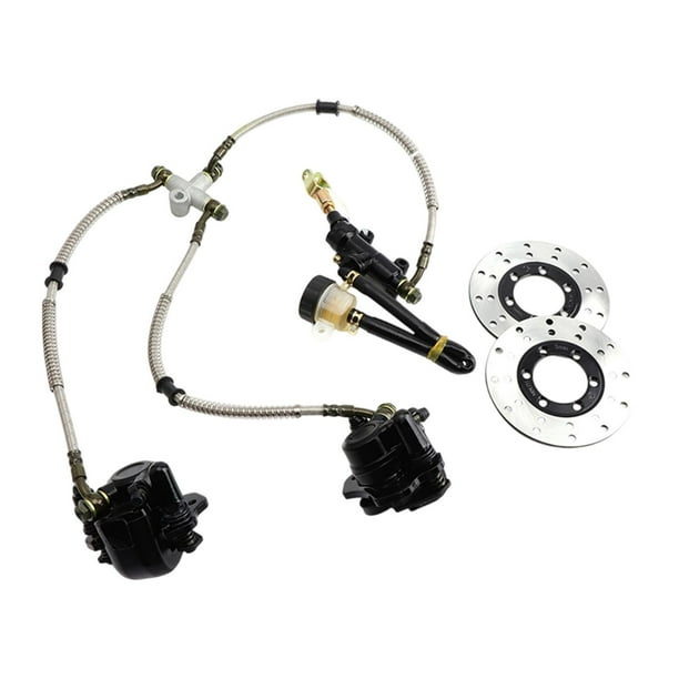Kit de frenos de doble pinza para kart, repuesto para ATV de 200 cc y 150 cc Con disco de freno