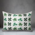 thumbnail image 3 of Creative Products Shamrock Pattern Watercolor 20 x 14 Spun Poly Pillow, 3 of 3