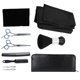 thumbnail image 3 of Juego de tijeras profesionales para cortar el pelo con bolsa portátil delantal de salón cepillo para barrer el pelo juego de herramientas para el hogar/salón/peluquería ANGGREK Otros, 3 of 8