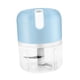 thumbnail image 3 of Mini picadora de ajo eléctrica, machacador de alimentos, recargable por USB, cortador de verduras de 250 ml azul, 3 of 9