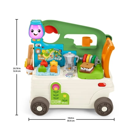 Fisher-Price Laugh & Learn 3-in-1 On-the-Go Camper Activity Center
