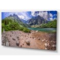 thumbnail image 2 of Panorama du Lac Bleu au Milieu des Montagnes, 2 of 3