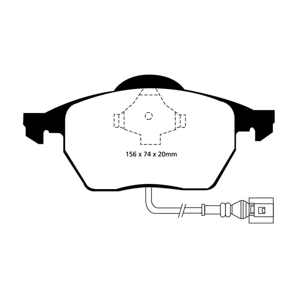 EBC Brakes DP31330C EBC Plaquettes de Frein en Céramique Redstuff à Faible Poussière