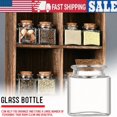 thumbnail image 2 of Glass Storage Jars Tea Coffee Sugar Canisters Kitchen Containers With Wooden Lid, 2 of 6