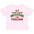 thumbnail image 3 of Inktastic No Therapy I'm Italian Boys or Girls Toddler T-Shirt, 3 of 5
