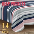 thumbnail image 5 of PREMIUS Mateo 6 Piece Soft Wrinkle-Free Microfiber Sheet Set, Full, 5 of 7