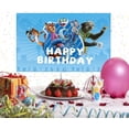 thumbnail image 3 of Happy Birthday Cartoon Animals Photography Backdrop,Cartoon Animals Theme Party Backdrop Decorations 5x3FT, 3 of 4