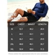thumbnail image 5 of NELEUS Mens Plus Size UPF 50+ Sun UV Protection Shirts for Fishing Hiking Workout Long Sleeve with Thumb Hole,Light Blue,US Size 2XL, 5 of 12