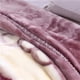 thumbnail image 4 of Manta ponderada supersuave y cálida para cama doble, colcha gruesa de visón Raschel de doble capa para invierno, 4 of 4
